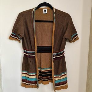 Misonni shirt small to medium size 10 brown
